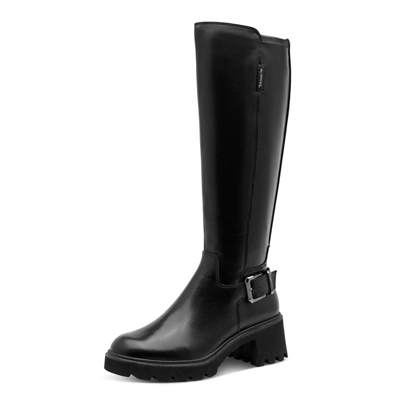 Kozačky Tamaris 1-25606-47 Černá