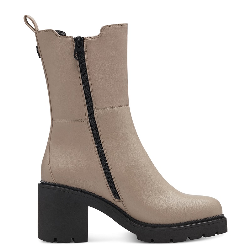 Polokozačky Marco Tozzi 2-85403-41 Béžová