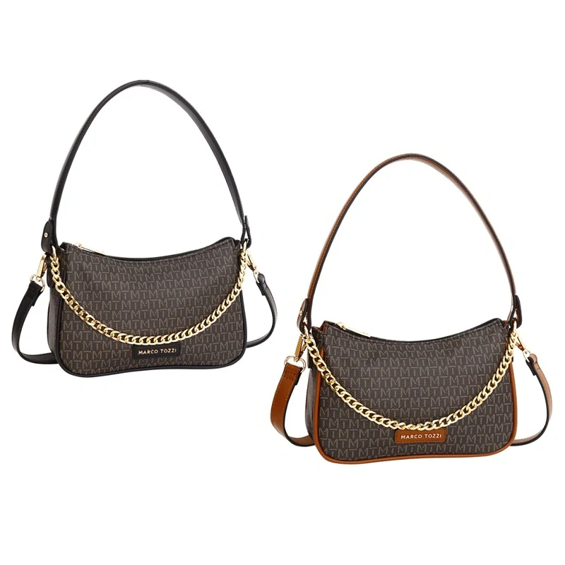Kabelka Marco Tozzi 2-61133-43 Hnědá Černá