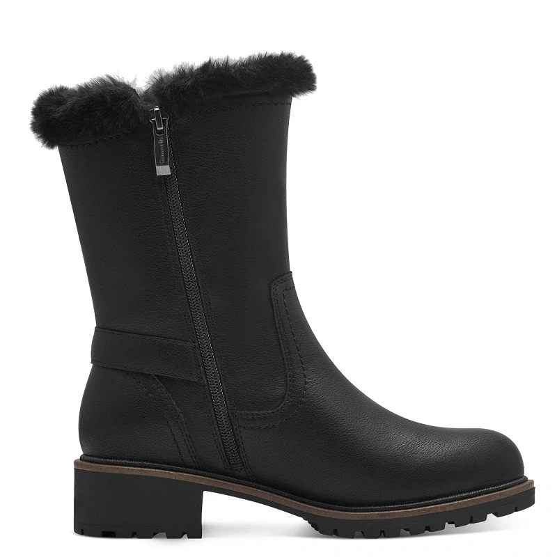 Polokozačky Tamaris 1-26484-43 Černá