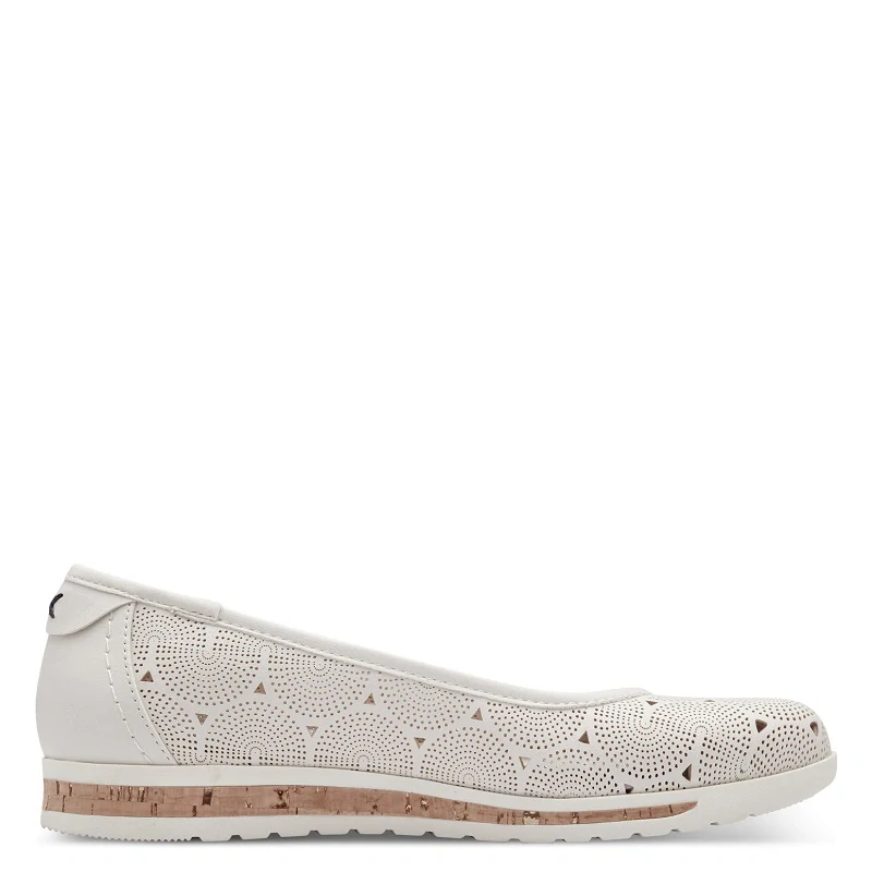 Baleríny Jana 8-22178-44 Bílá