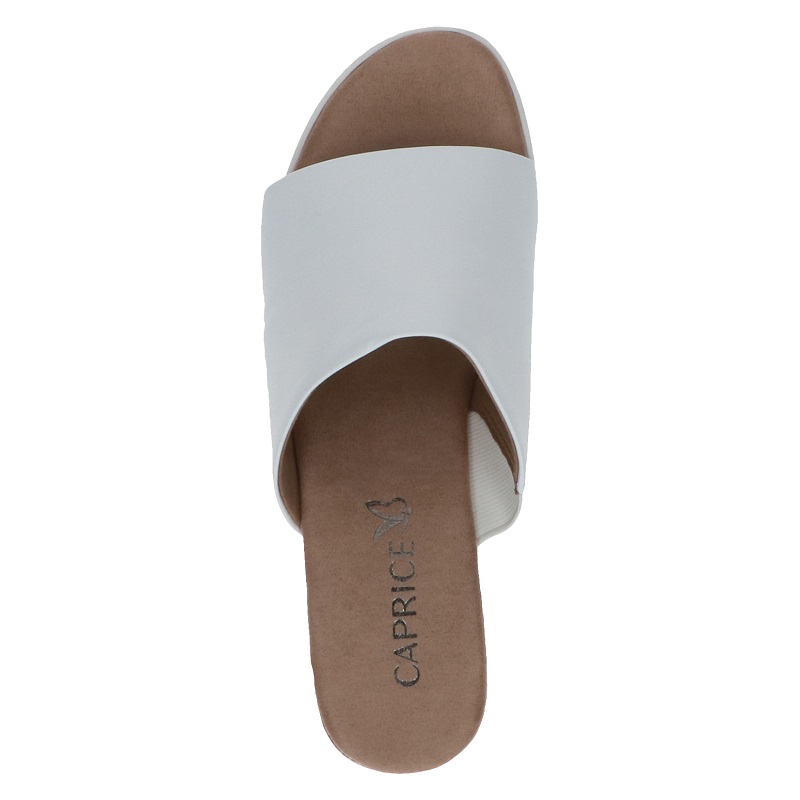 Pantofle Caprice 9-27208-20 Bílá