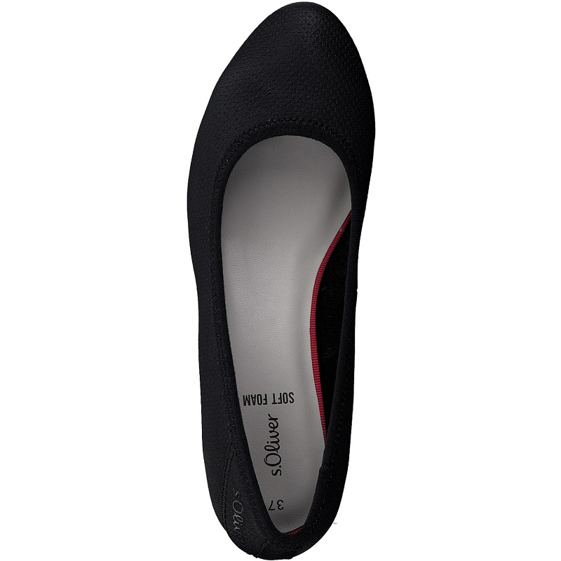 Lodičky s.Oliver 5-22301-20 Černá 37