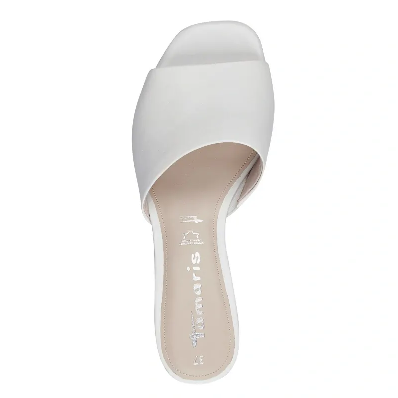 Pantofle Tamaris 1-27204-42 Bílá