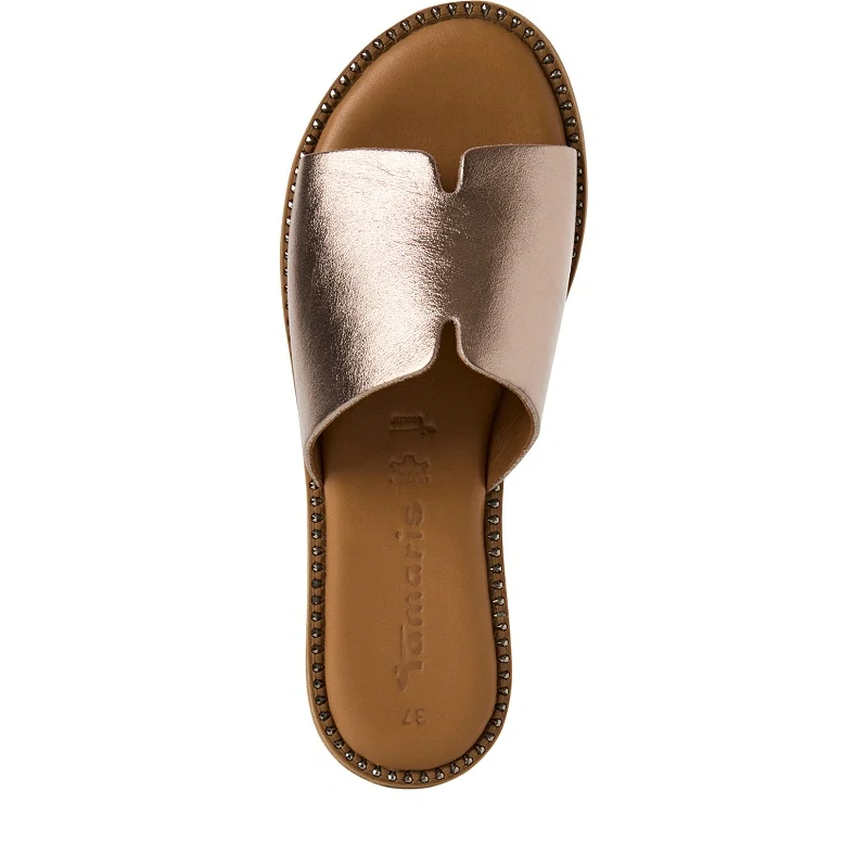 Pantofle Tamaris 1-27135-42 Zlatá