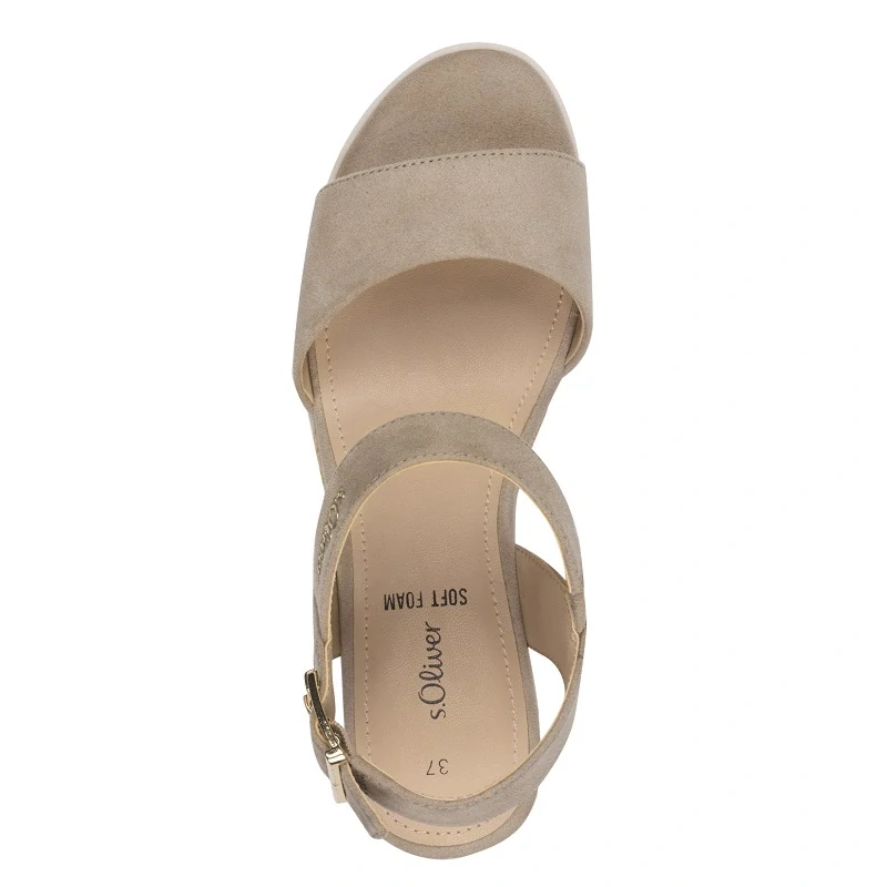 Sandály s.Oliver 5-28713-42 Béžová