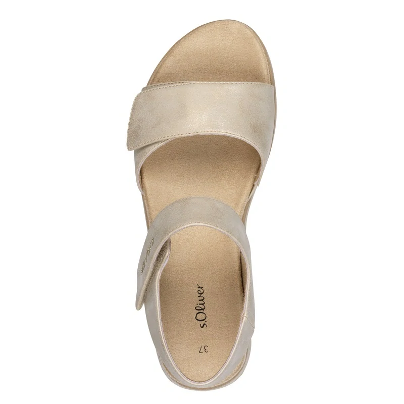 Sandály s.Oliver 5-28704-44 Béžová