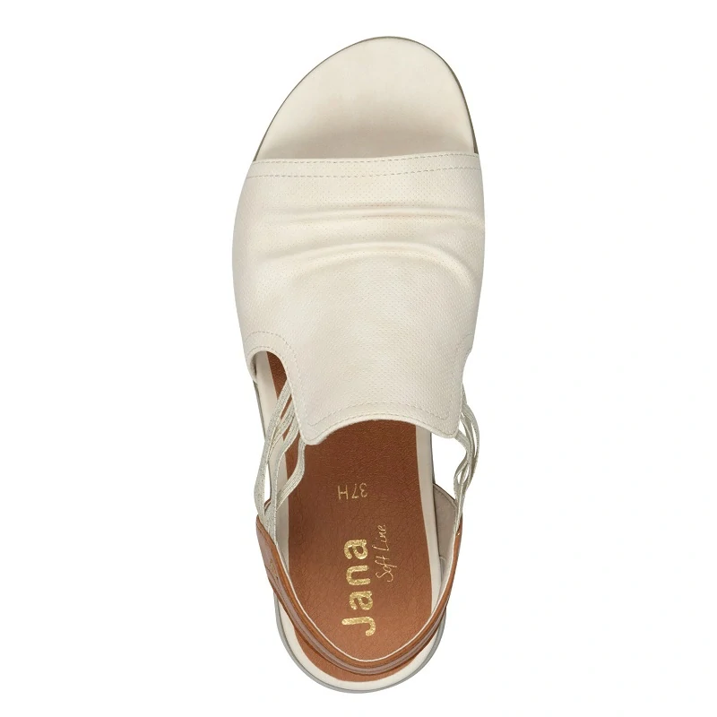 Sandály Jana 8-28271-44 Béžová