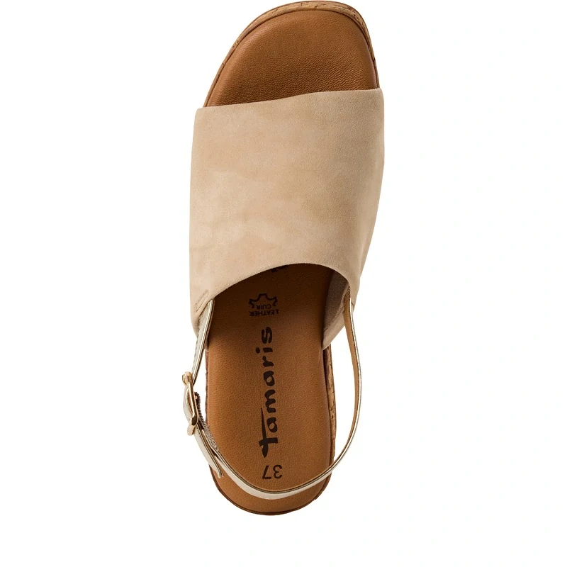 Sandály Tamaris 1-28393-42 Béžová