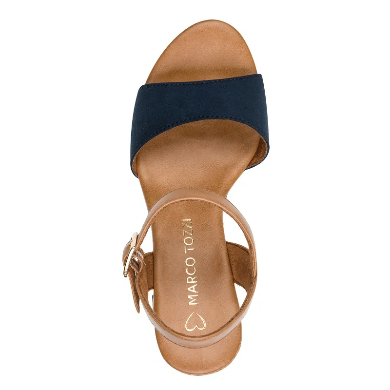 Sandály Marco Tozzi 2-28008-42 Modrá