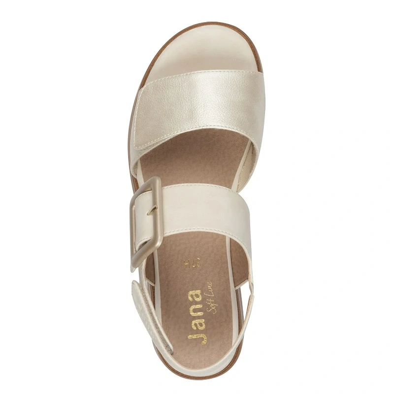 Sandály Jana 8-28266-44 Béžová