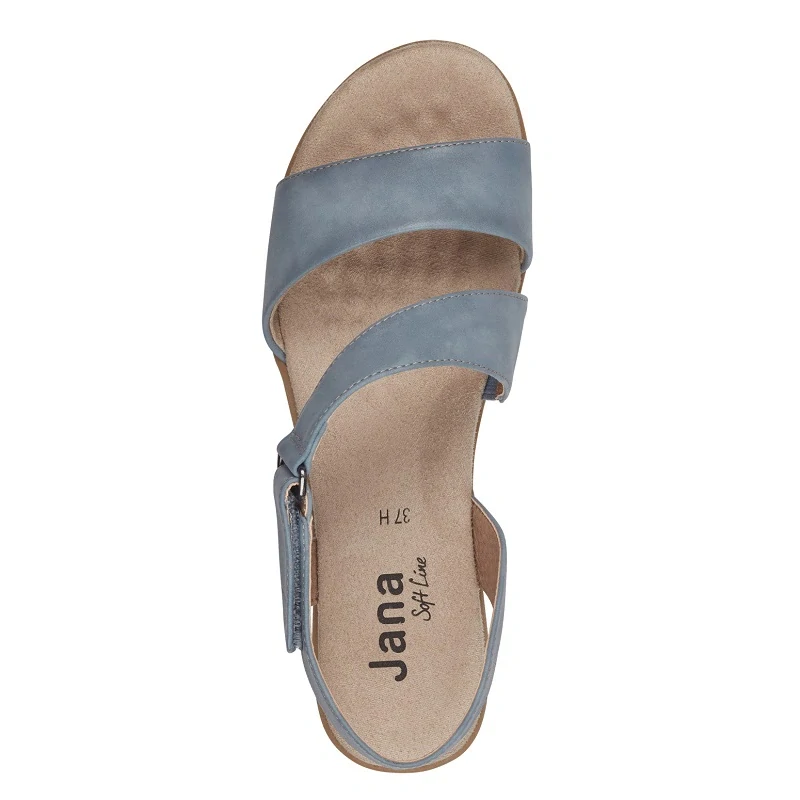 Sandály Jana 8-28167-42 Modrá