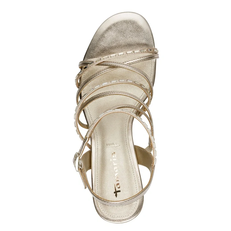 Sandály Tamaris 1-28329-46 Zlatá