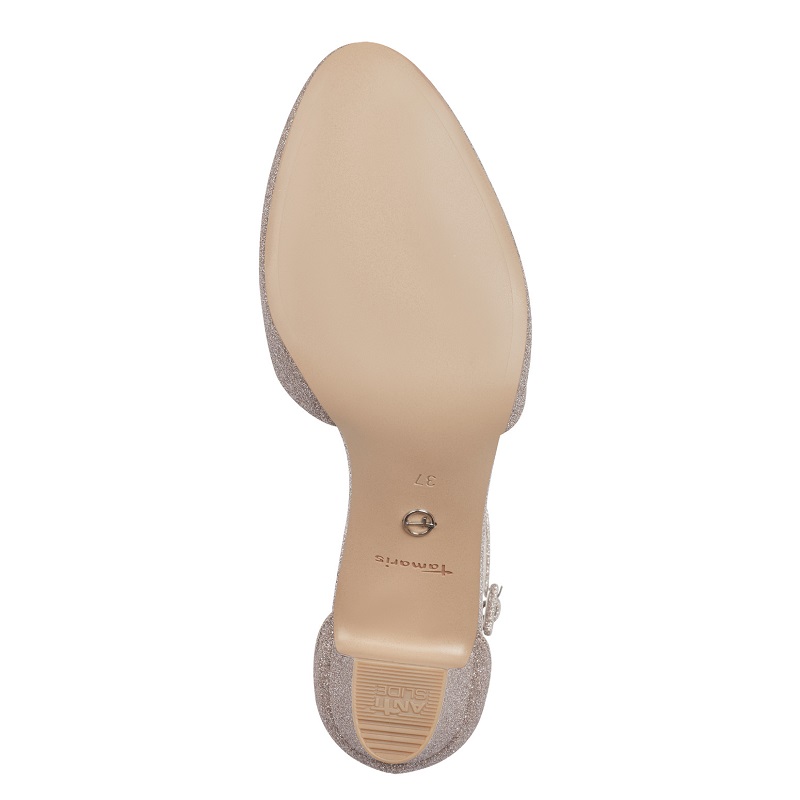 Lodičky Tamaris 1-24432-41 Zlatá