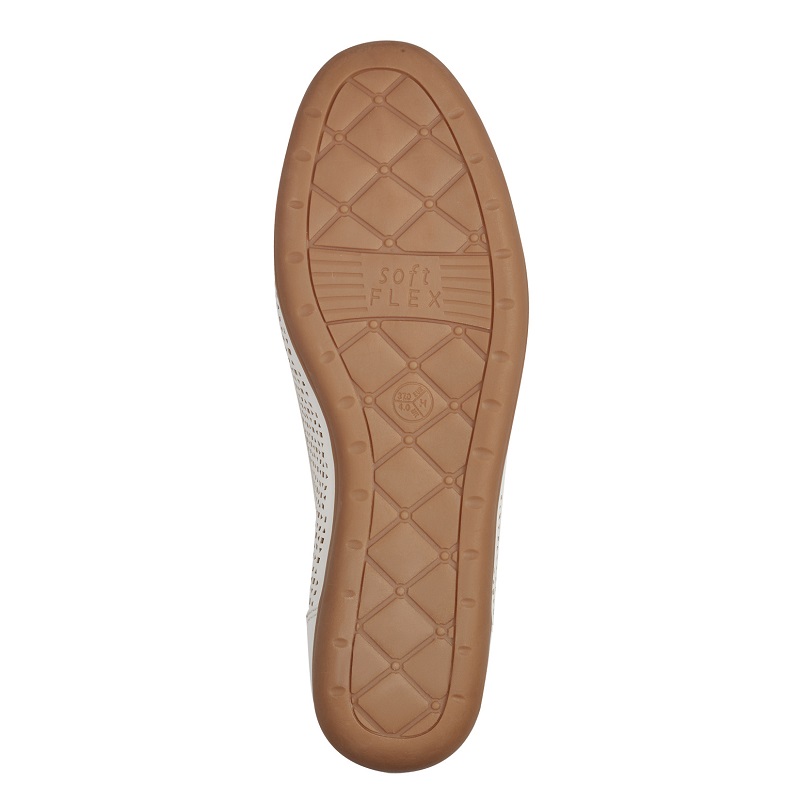 Baleríny Jana 8-22170-42 Bílá