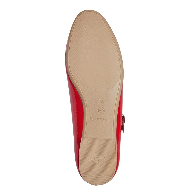 Baleríny Tamaris 1-22122-42 Červená