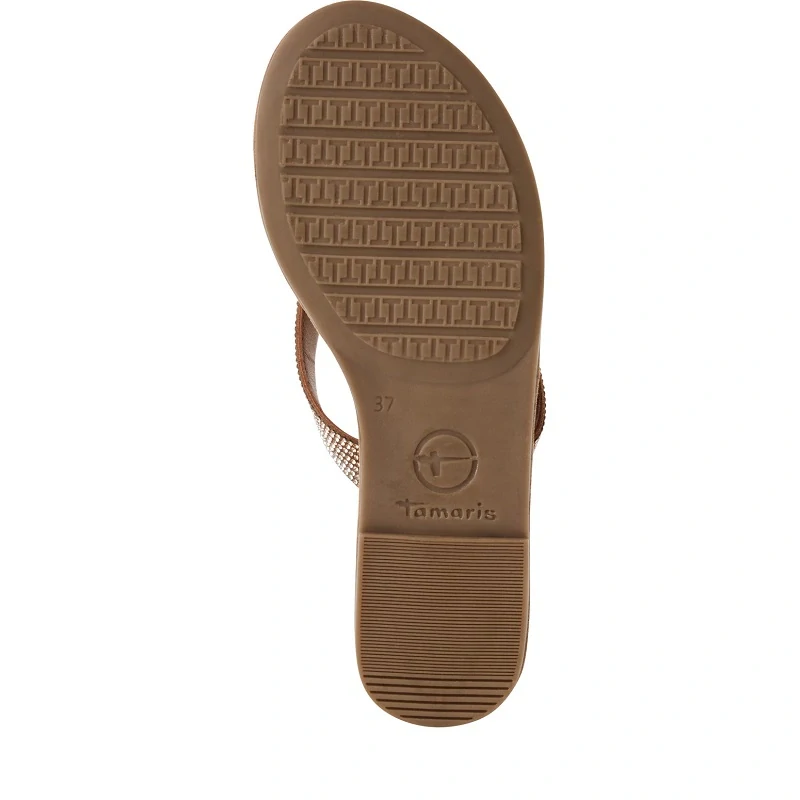 Žabky Tamaris 1-27129-44 Zlatá