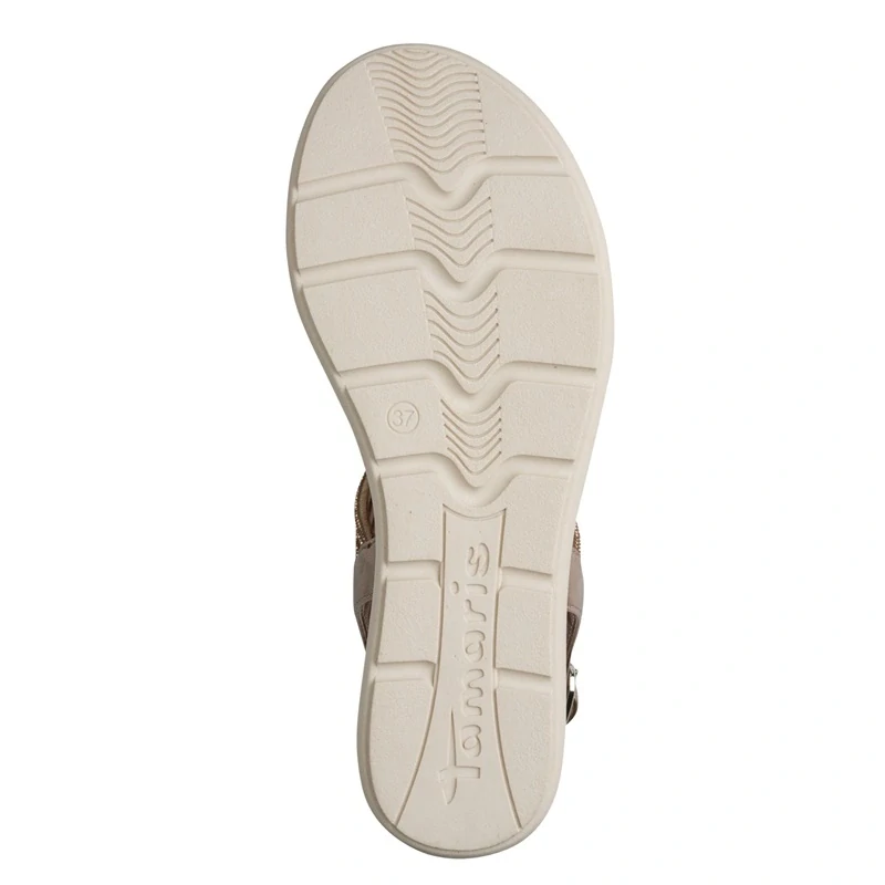 Sandály Tamaris 1-28714-46 Zlatá