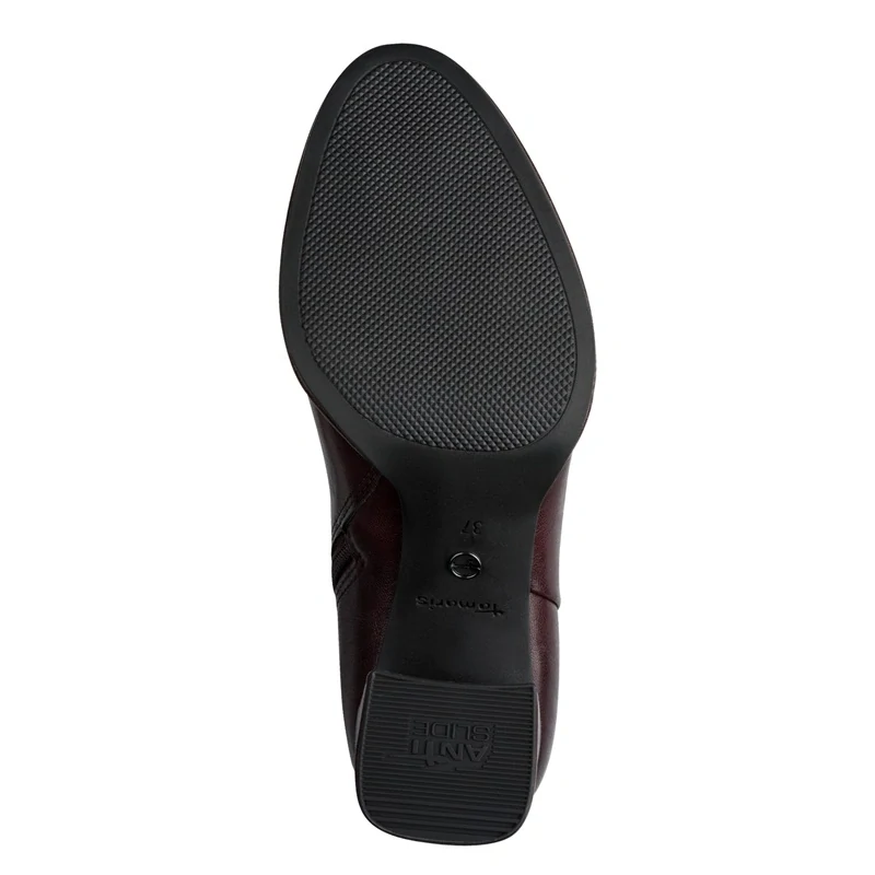 Kozačky Tamaris 1-25515-41 Bordó