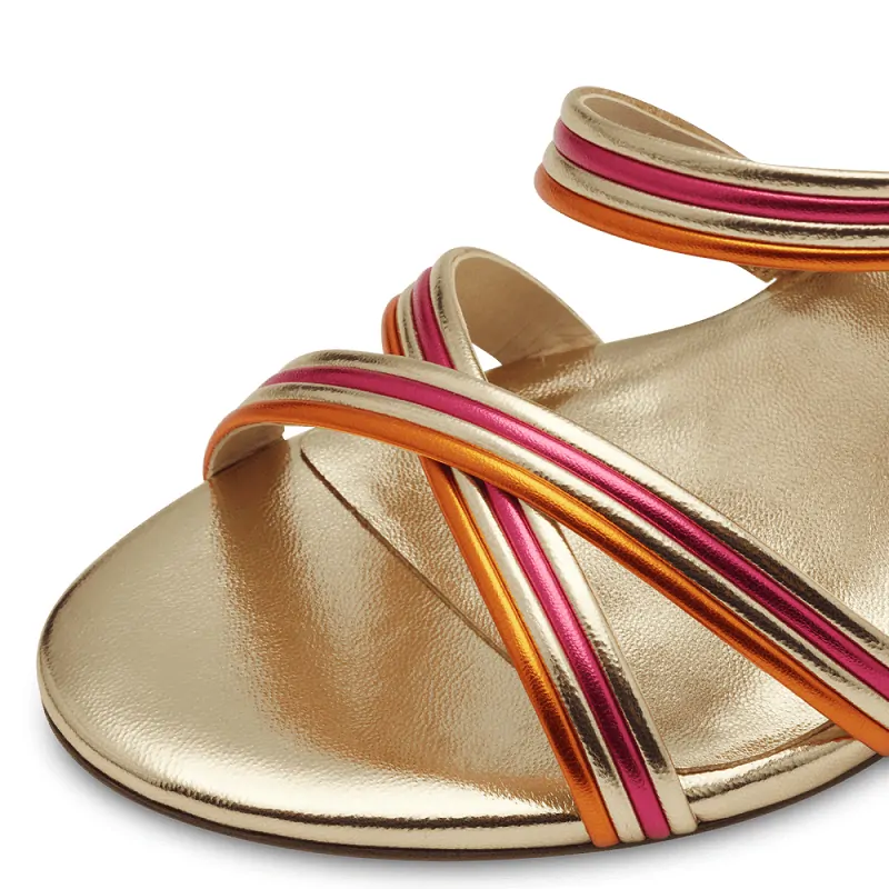 Sandály Tamaris 1-28016-42 Zlatá