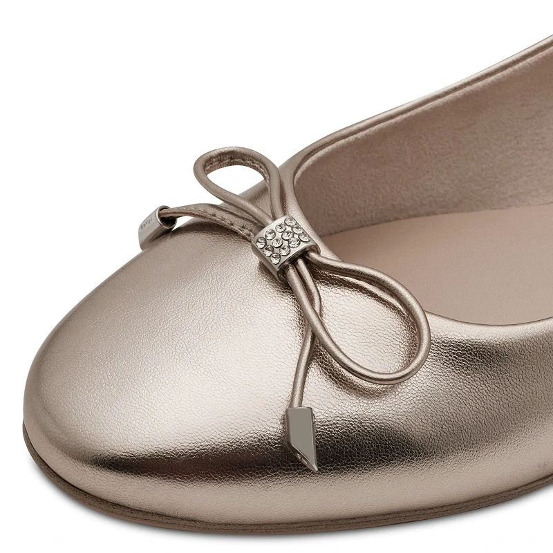 Baleríny Tamaris 1-22105-44 Zlatá