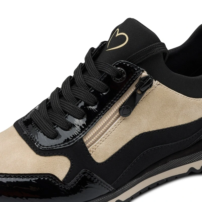 Boty Marco Tozzi 2-23715-45 Černá Béžová