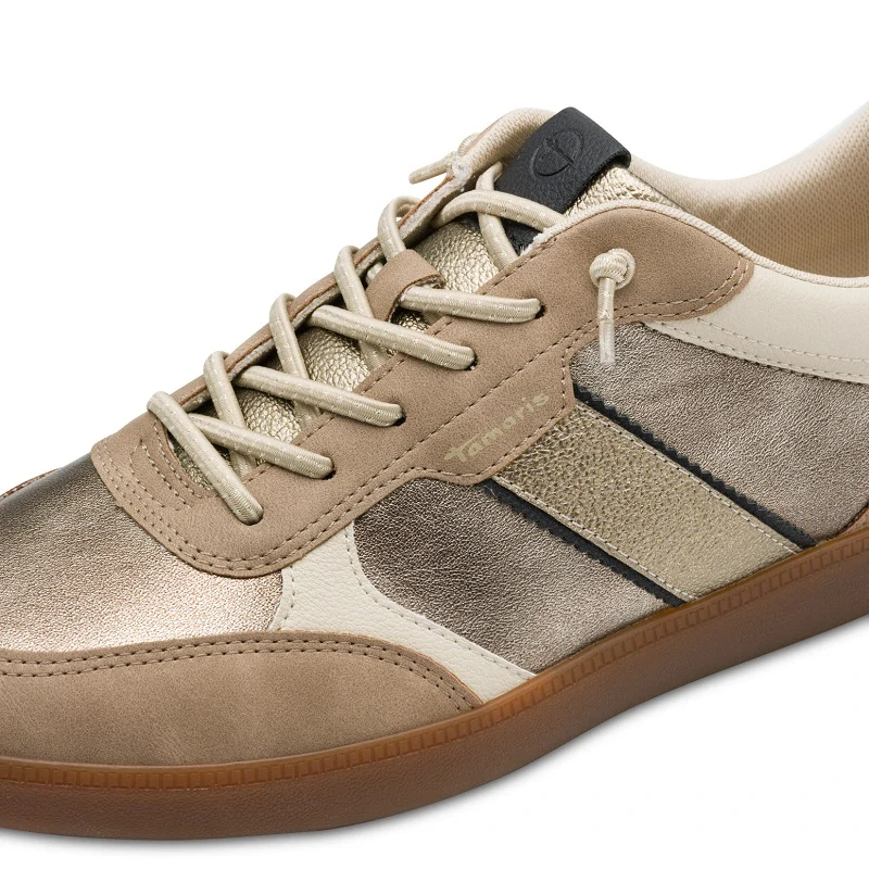 Tenisky Tamaris 1-23662-45 Béžová Zlatá