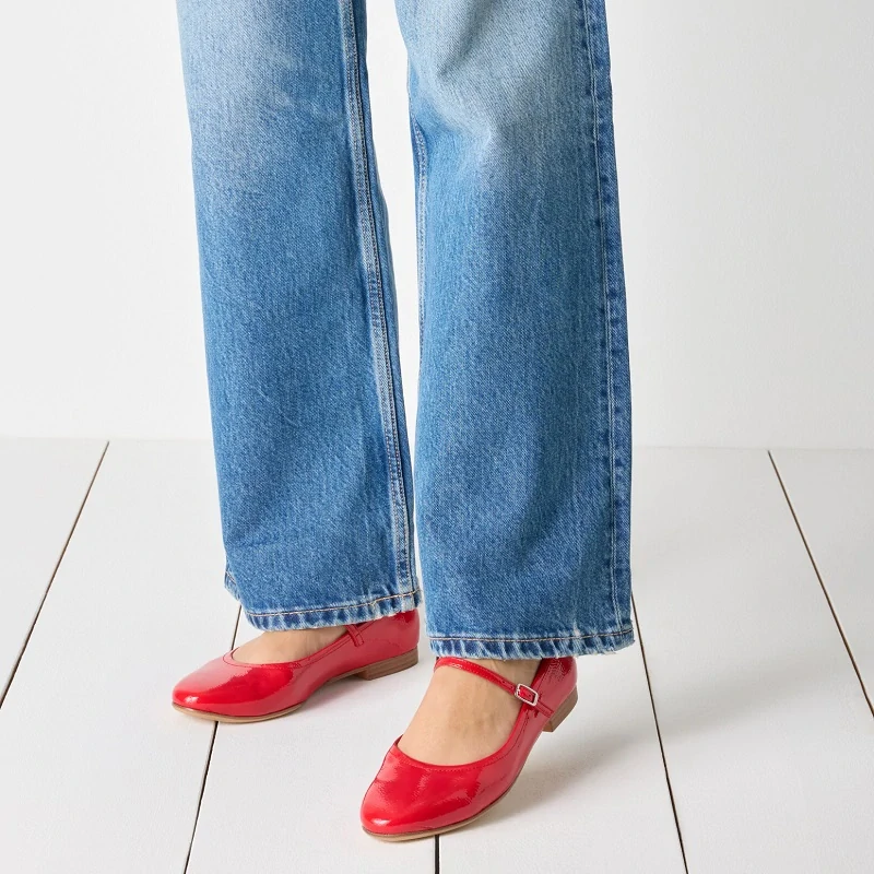 Baleríny Tamaris 1-22122-42 Červená