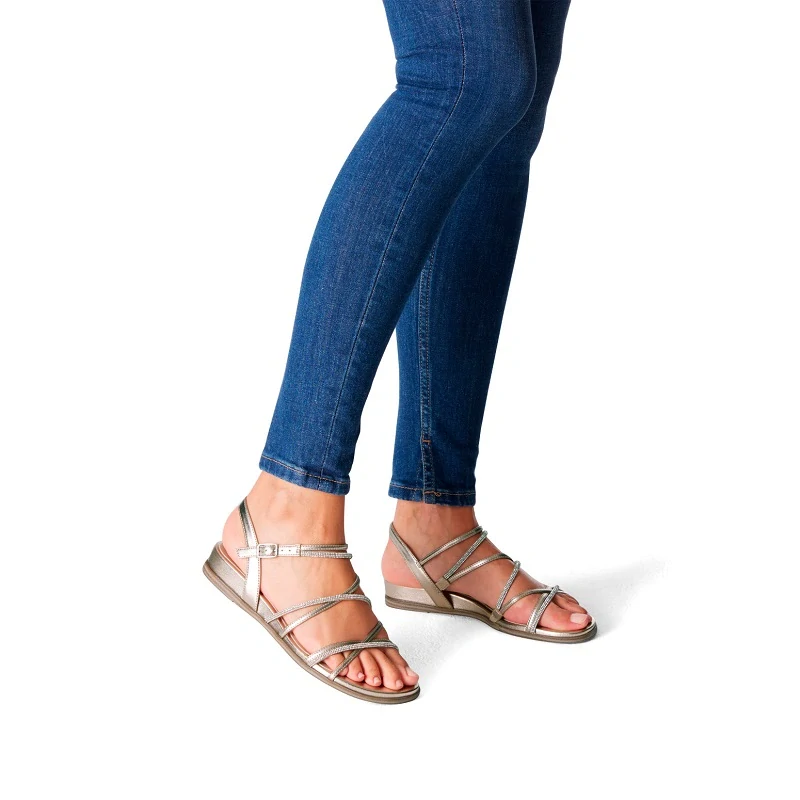 Sandály Tamaris 1-28103-42 Zlatá