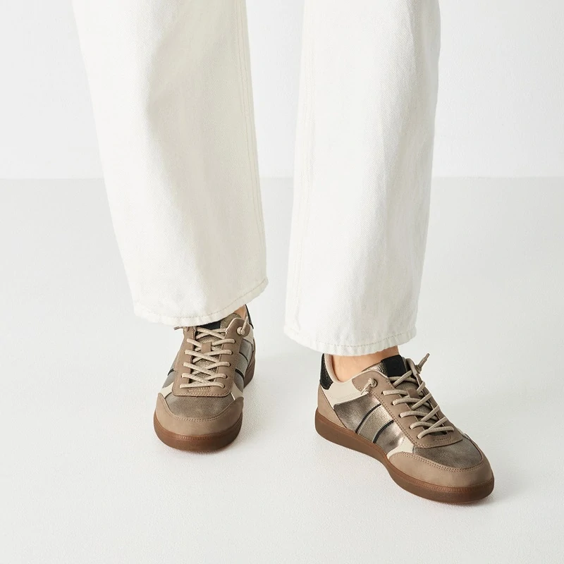 Tenisky Tamaris 1-23662-45 Béžová Zlatá