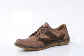 Pánské polobotky KIRA 0418 Hnědá