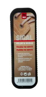 SIGAL houba na semiš, velur, nubuk