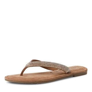 Žabky Tamaris 1-27129-44 Zlatá