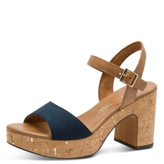 Sandály Marco Tozzi 2-28008-42 Modrá